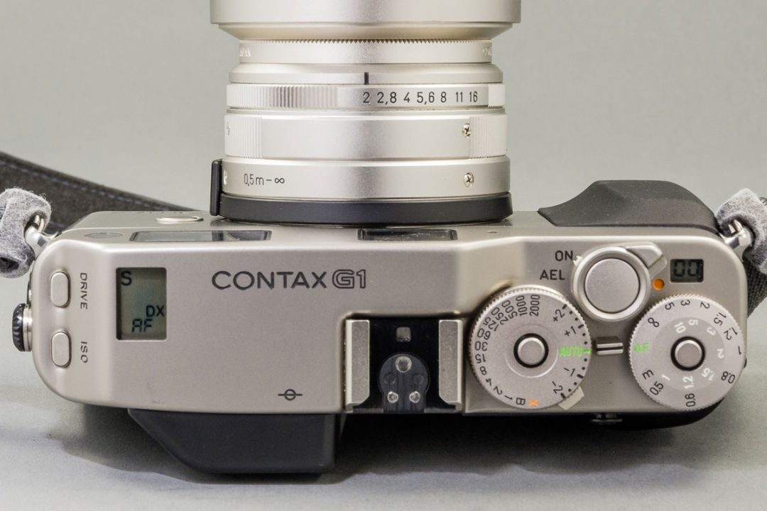 Contax G1 Camera is a 35mm titanium autofocus electronic rangefinder.