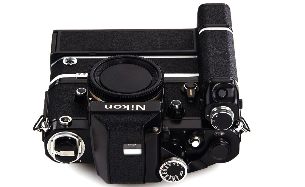 Nikon F2 Eye Level Negro 35mm SLR Carrete Cámara t926 Mint 