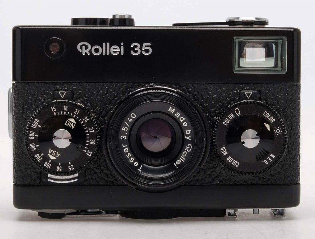 Let's start with the Rollei 35. When it first came out this was the original.
