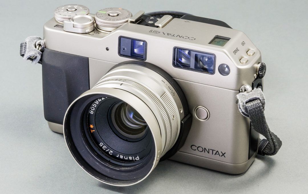 Contax G1 Camera is a 35mm titanium autofocus electronic rangefinder.