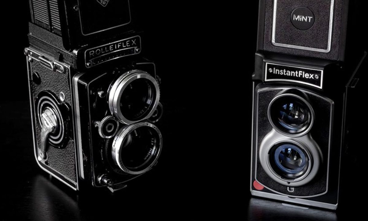 twin lens instant camera