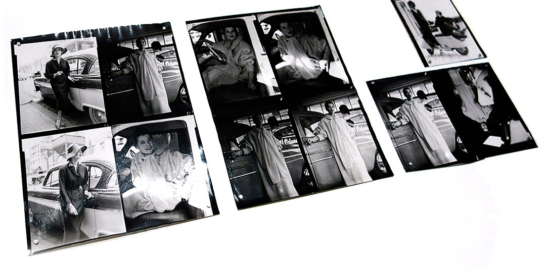 Helmut Newtons partner in Australia using a rolleiflex