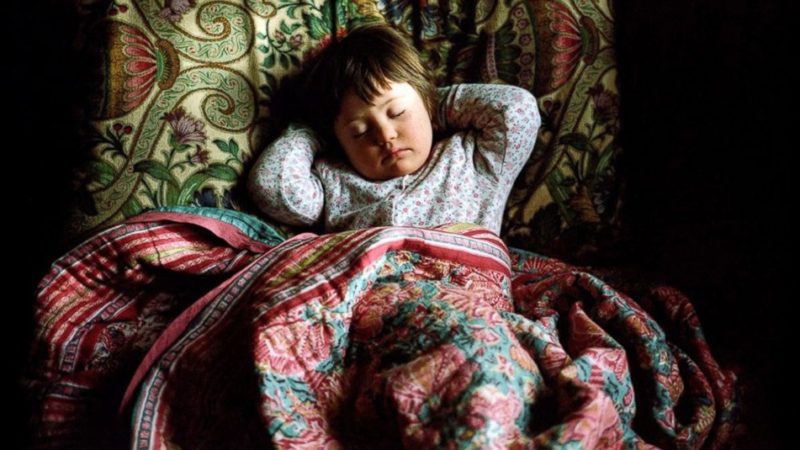 downs syndrome in portrait photography on film using a mamiya 7