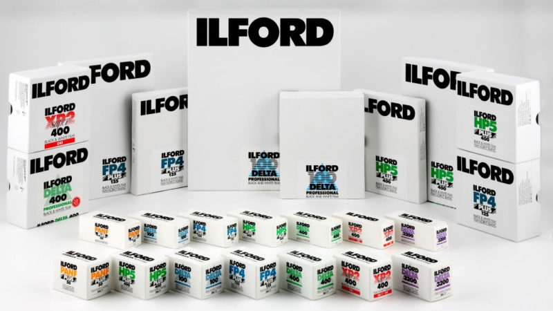 Ilford films still providing black and white films for the analog community