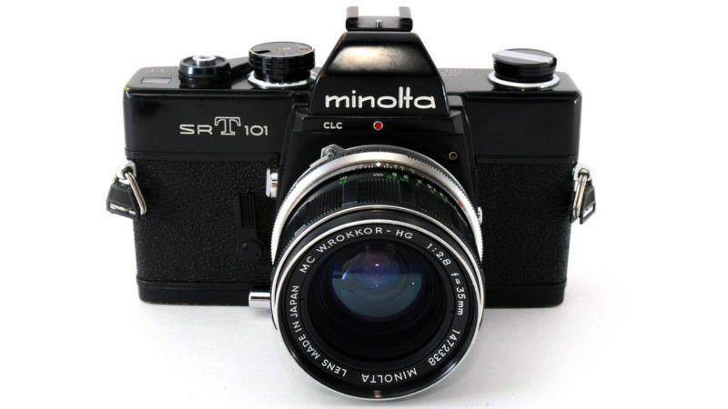 Minolta SRT classic all metal film camera