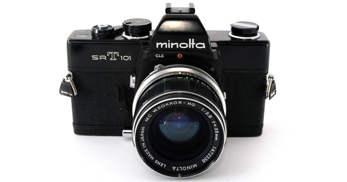 Minolta SRT classic all metal film camera