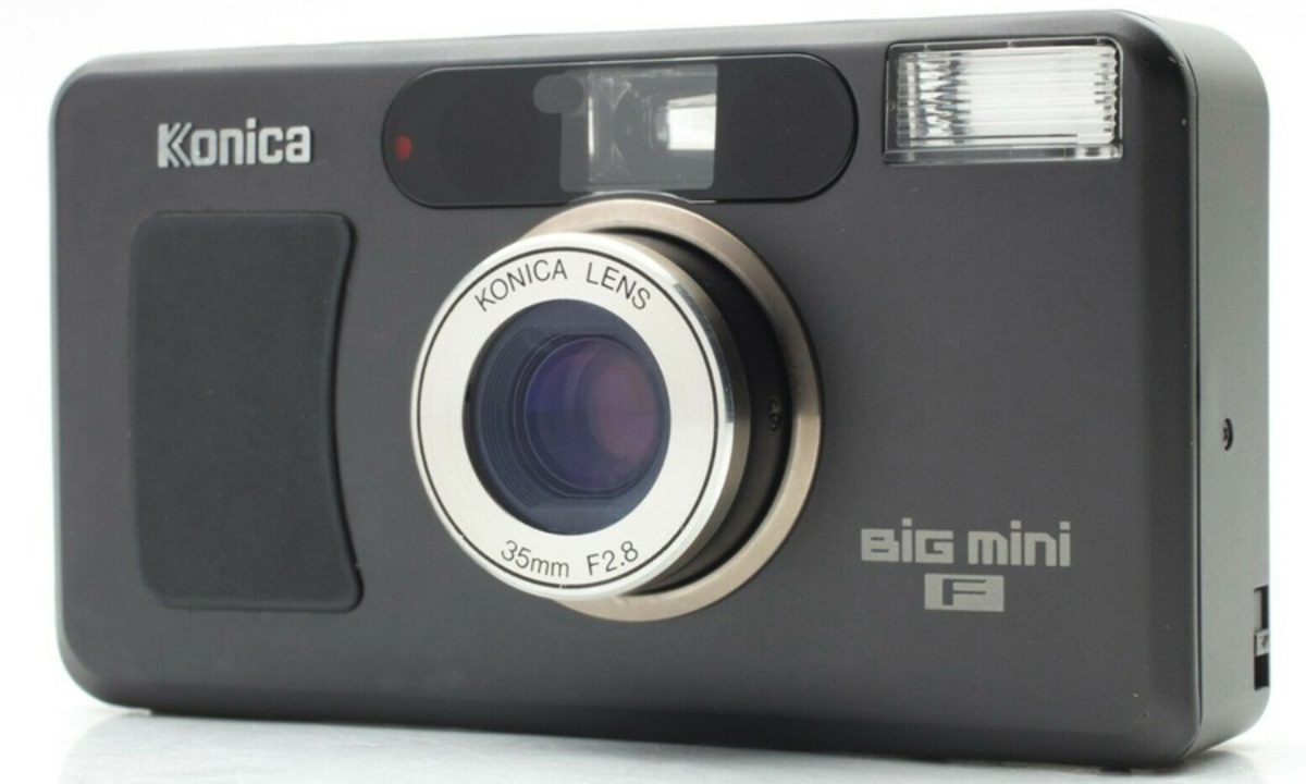 Konica Big Mini Released in 1990, the lens was the best thing about it.