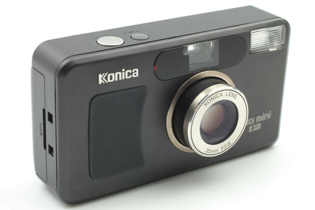 Konica Big Mini Released in 1990, the lens was the best thing about it.