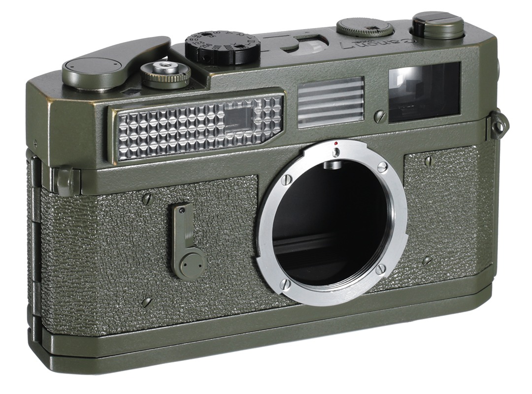 Olive Canon Rangefinder 35mm Camera