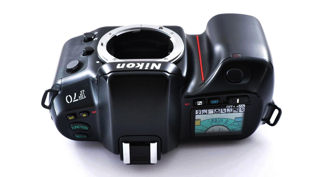 Cheap Film Camera - Nikon F70 Display